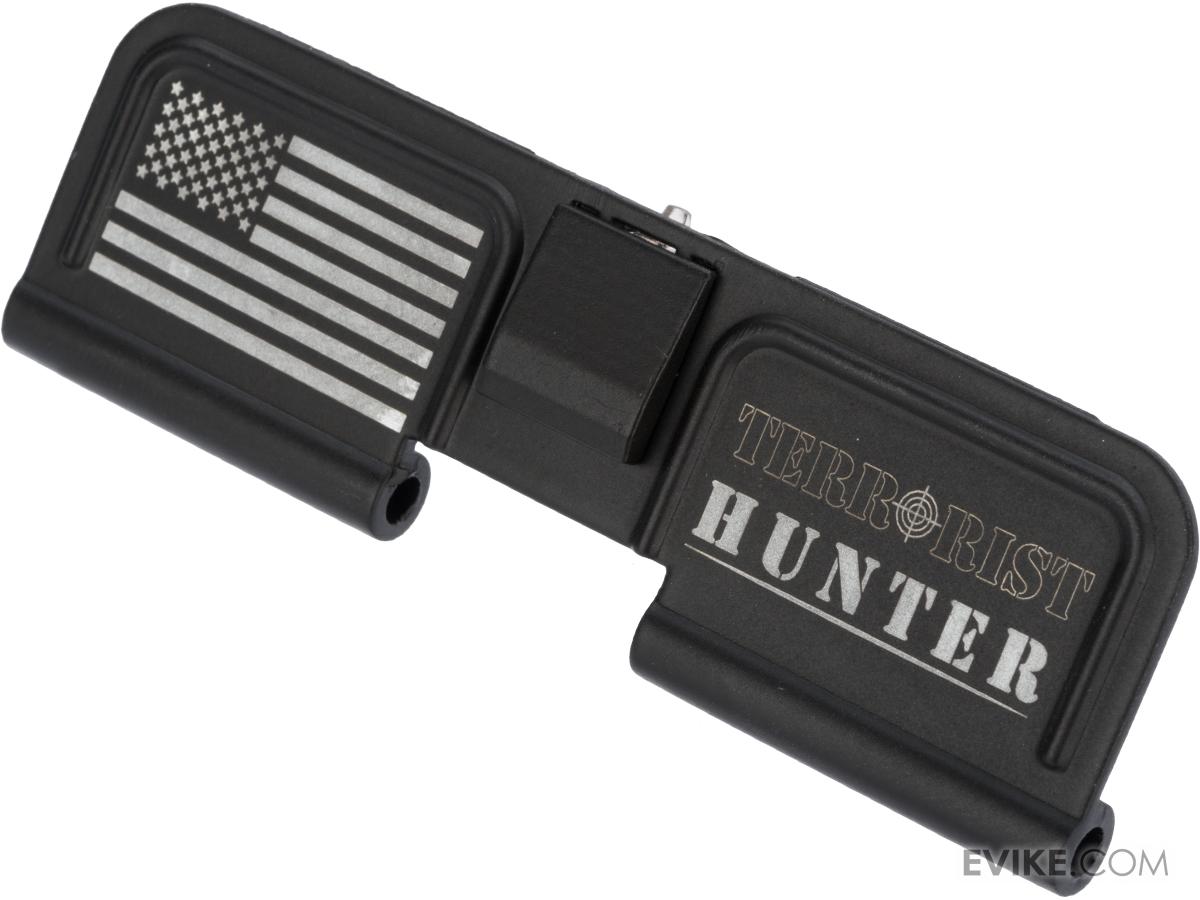 CYMA Dust Cover for M4 Series Airsoft AEG Rifles (Model: Terrorist Hunter / US Flag)