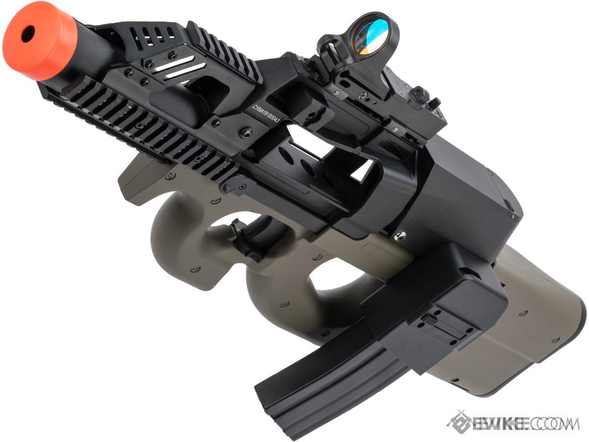 Evike.com Custom P90 Terminator Airsoft AEG w/ Box Mag
