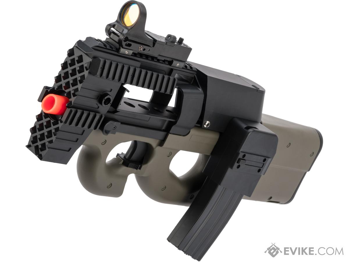 Evike.com Custom Swordfish P90 with Terminator Magazine Conversion Kit (Color: OD Green)