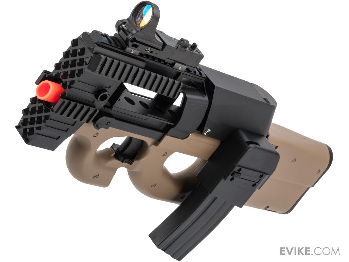 Evike.com Custom Swordfish P90 with Terminator Magazine Conversion Kit (Color: Tan)