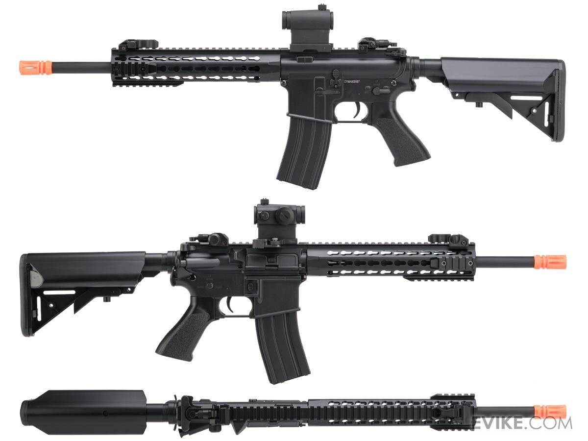 CYMA Sport Keymod-S M4 Airsoft AEG (Color: Black / Carbine Length