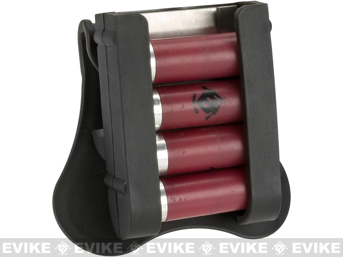 Cytac Hard Shell 4 Round Shotgun Shell Caddy (Mount Paddle), Tactical