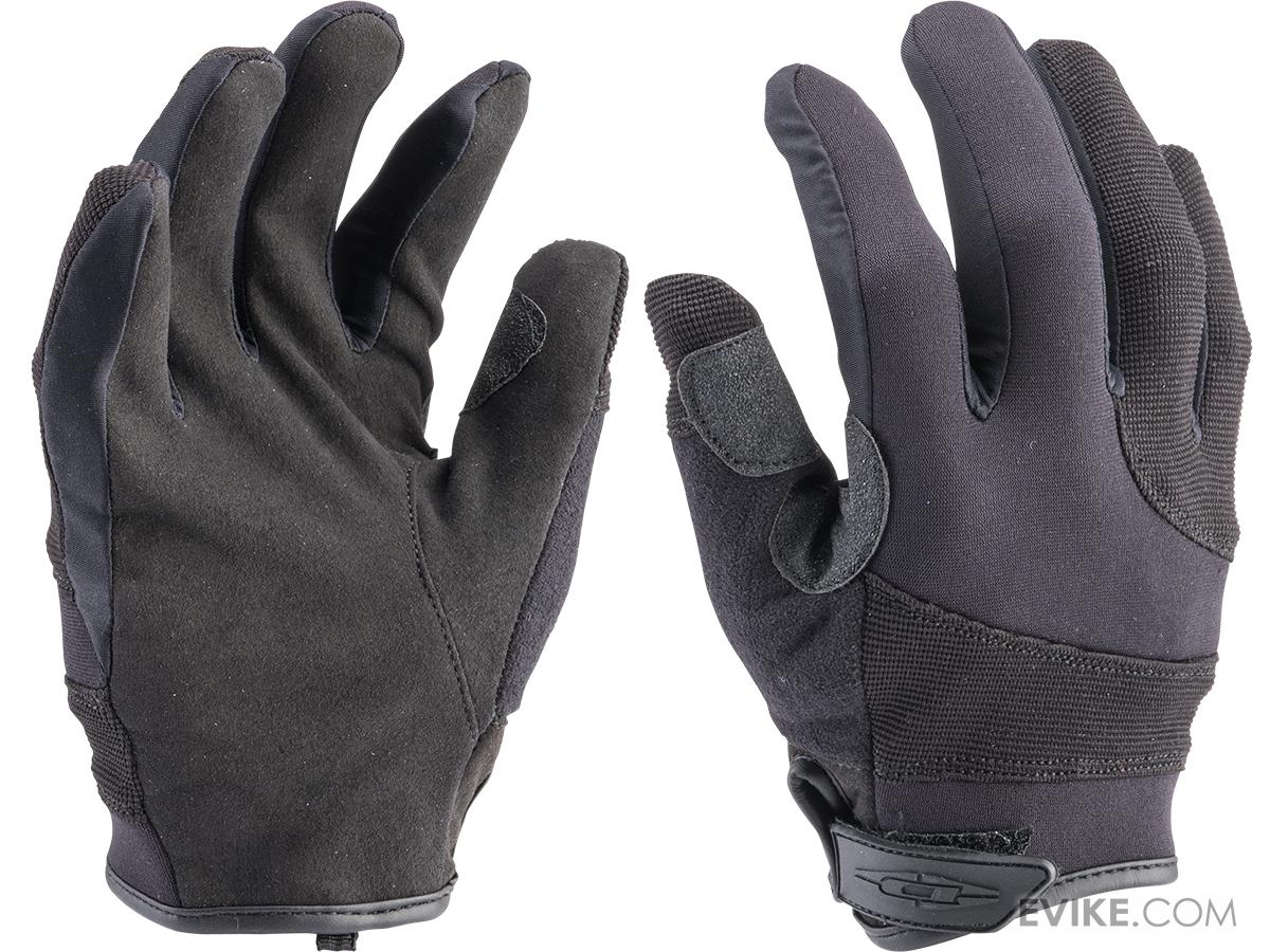 Mil-Tec Tactical Gloves Leather Mens Military Shooting Airsoft Gear Black