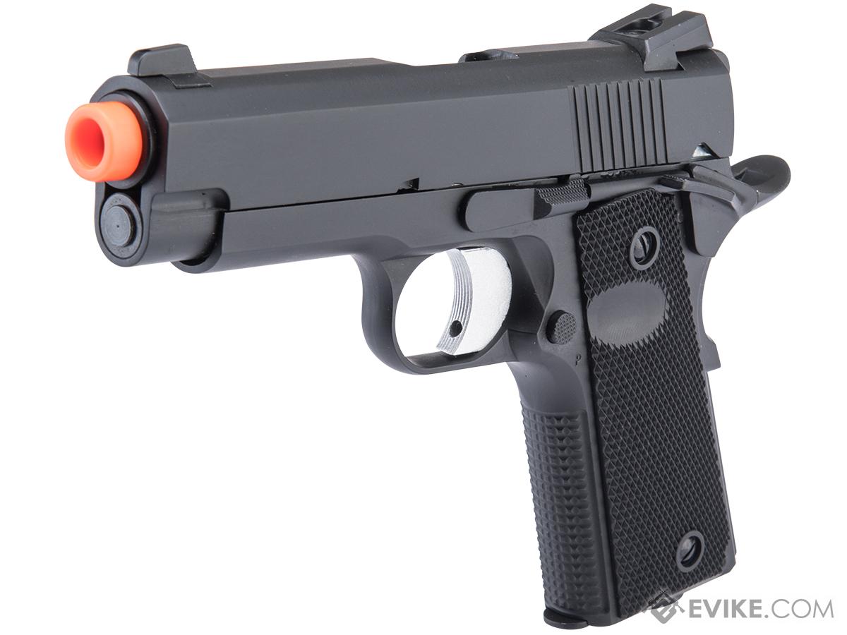 Double Bell V1 Japanese Spec. Compact Airsoft Gas Blowback Pistol (Color: Black)