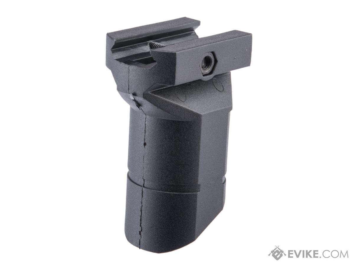 Double Bell Angle Cut Polymer Vertical Grip (Color: Black)