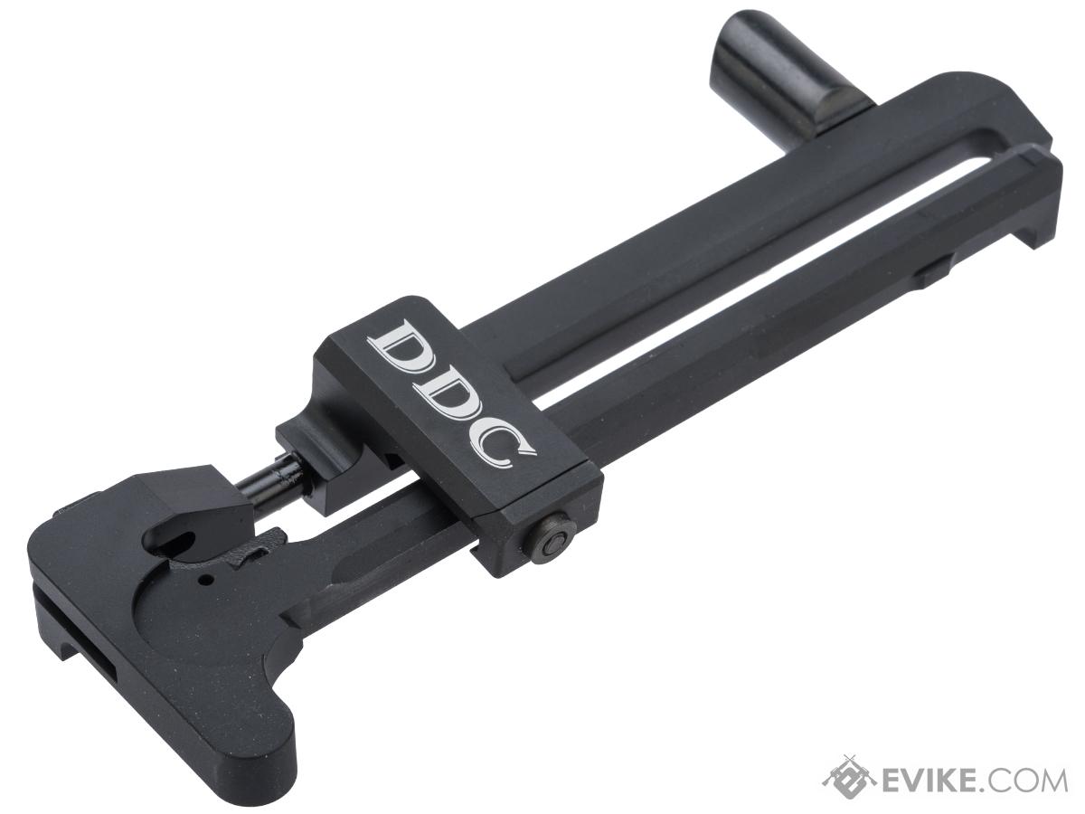 Devil Dog Concepts Side Charging Handle System for 5.56 AR-15 Rifles (Model: The Hard Charger® Rear / Black)