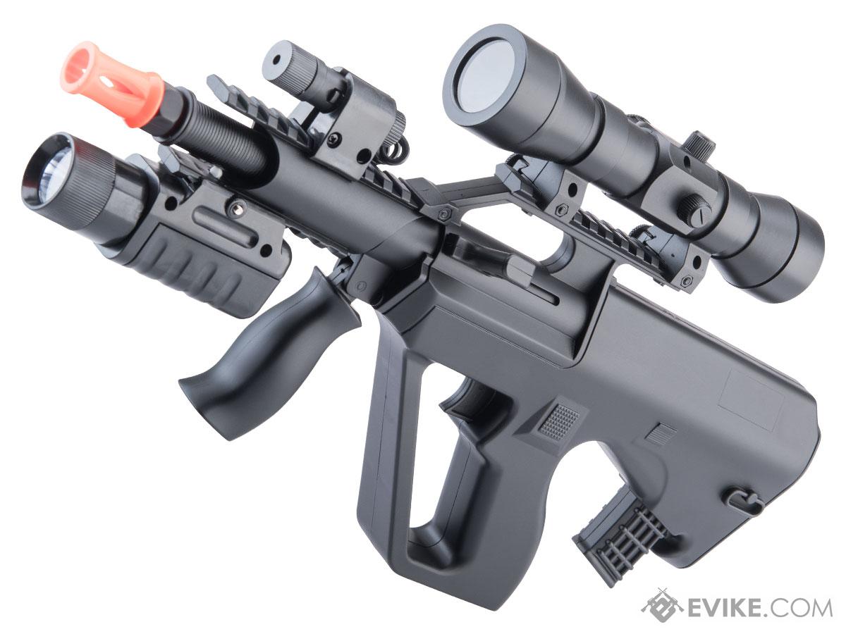 250 FPS AIRSOFT TACTICAL SPRING SNIPER RIFLE GUN w/ LASER SCOPE