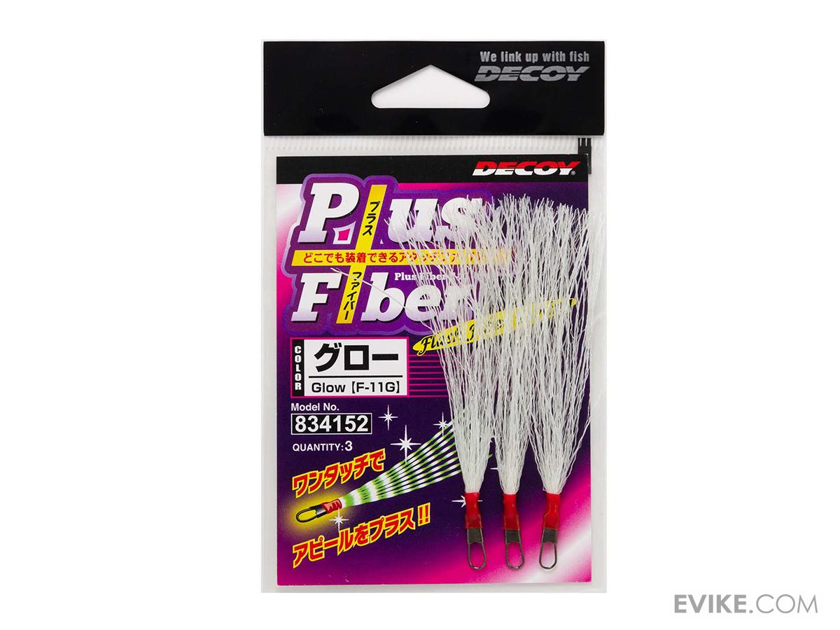 Decoy Plus Fiber Jig Skirt (Color Glow / 3 Pack), MORE, Fishing, Jigs