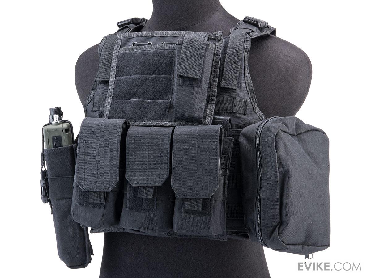 Defcon Commando Chest Rig (Color Black), Tactical Gear/Apparel, Chest Rigs & Harnesses Evike