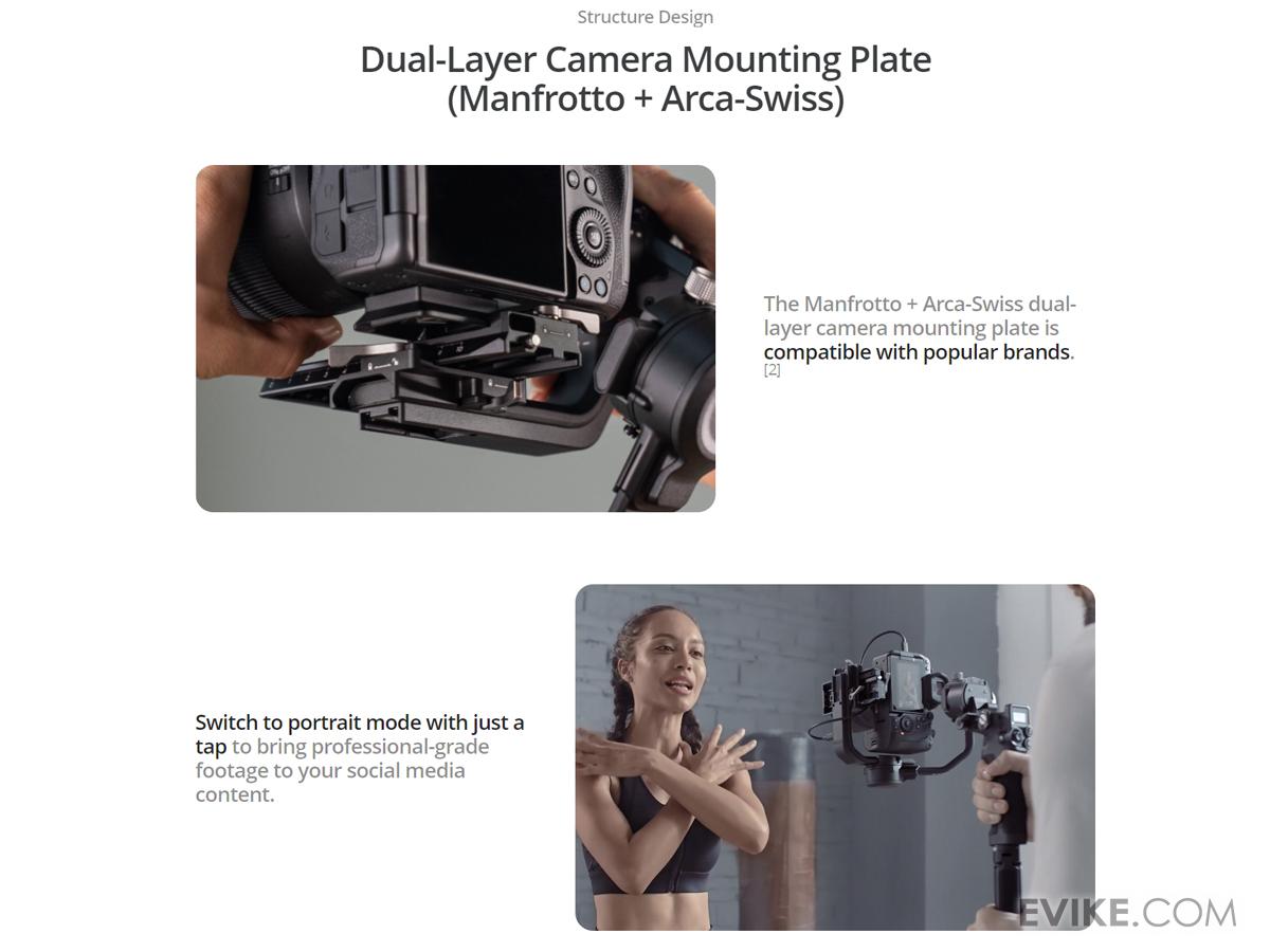 DJI RSC 2 Compact Stabilization Gimbal (Model: Standard Package