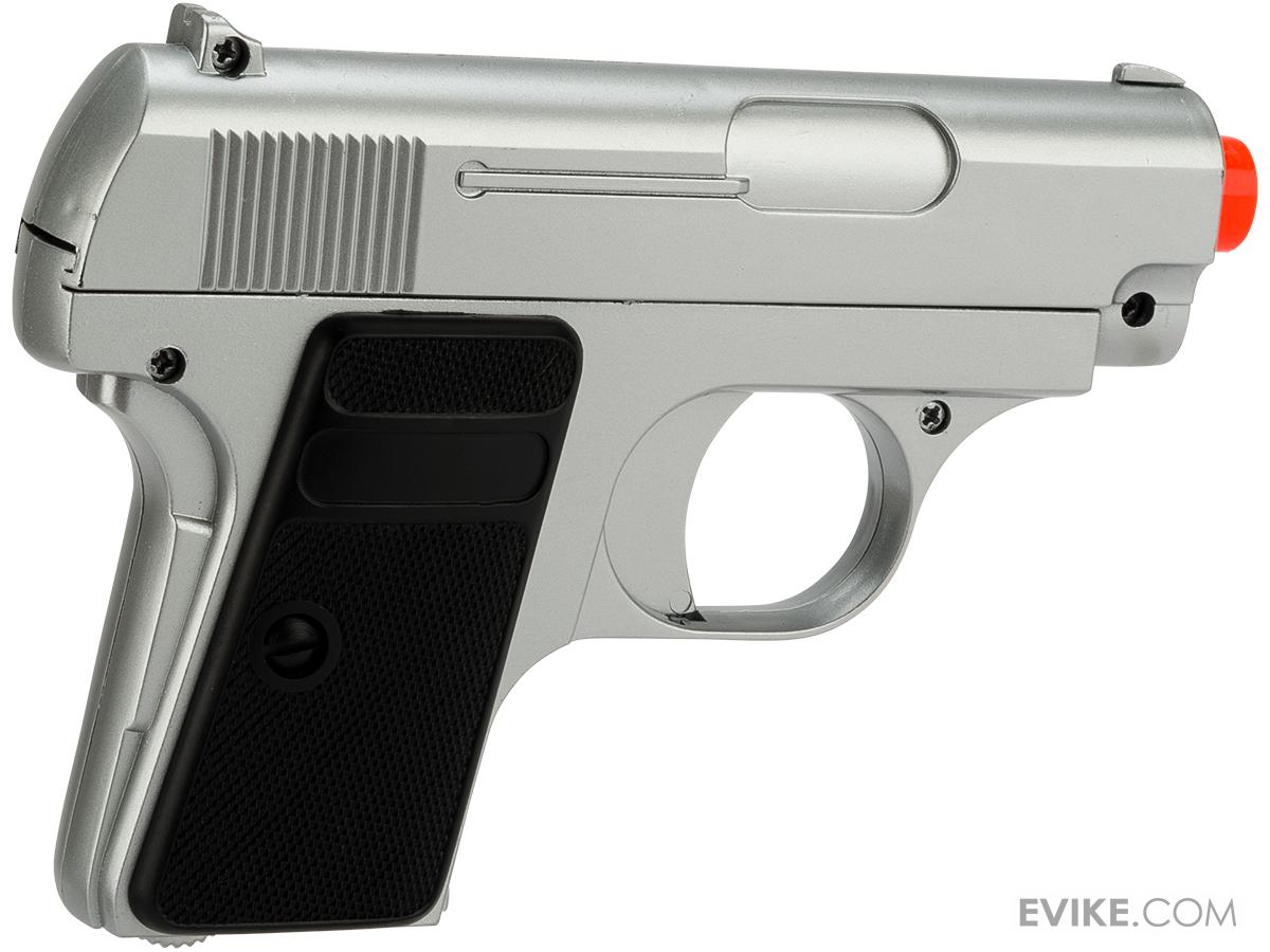 Double Eagle Airsoft Dual Pocket Pistol Set with Gun Case, Airsoft Guns