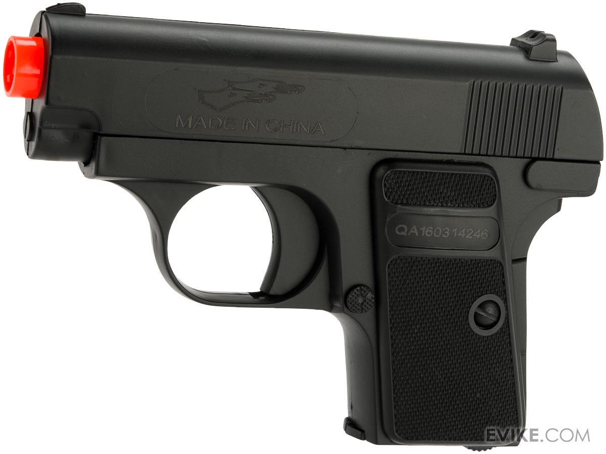 Double Eagle Airsoft Dual Pocket Pistol Set with Gun Case, Airsoft Guns