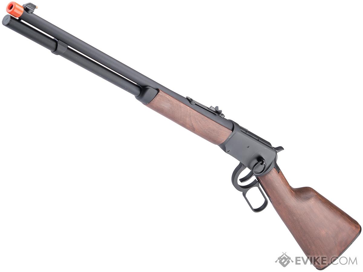 Double Bell M1894 CO2 Lever Action Shell Ejecting Rifle (Model: Real Wood / Black)