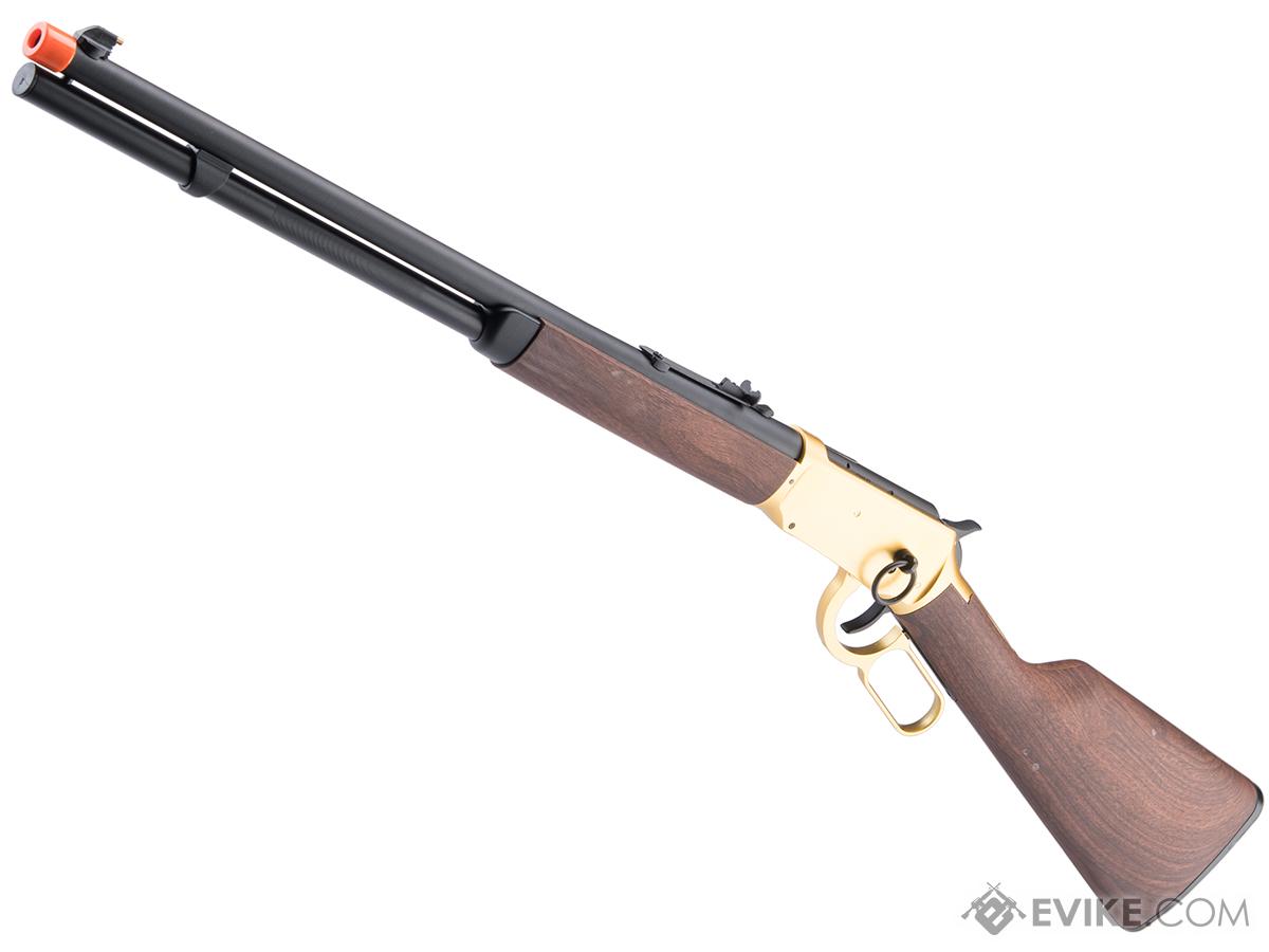 Double Bell M1894 CO2 Lever Action Shell Ejecting Rifle (Model: Imitation Wood / Gold)