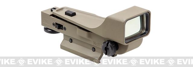 NcStar Gen II Aluminum Red Dot Sight with 20mm Mount (Color: Tan)