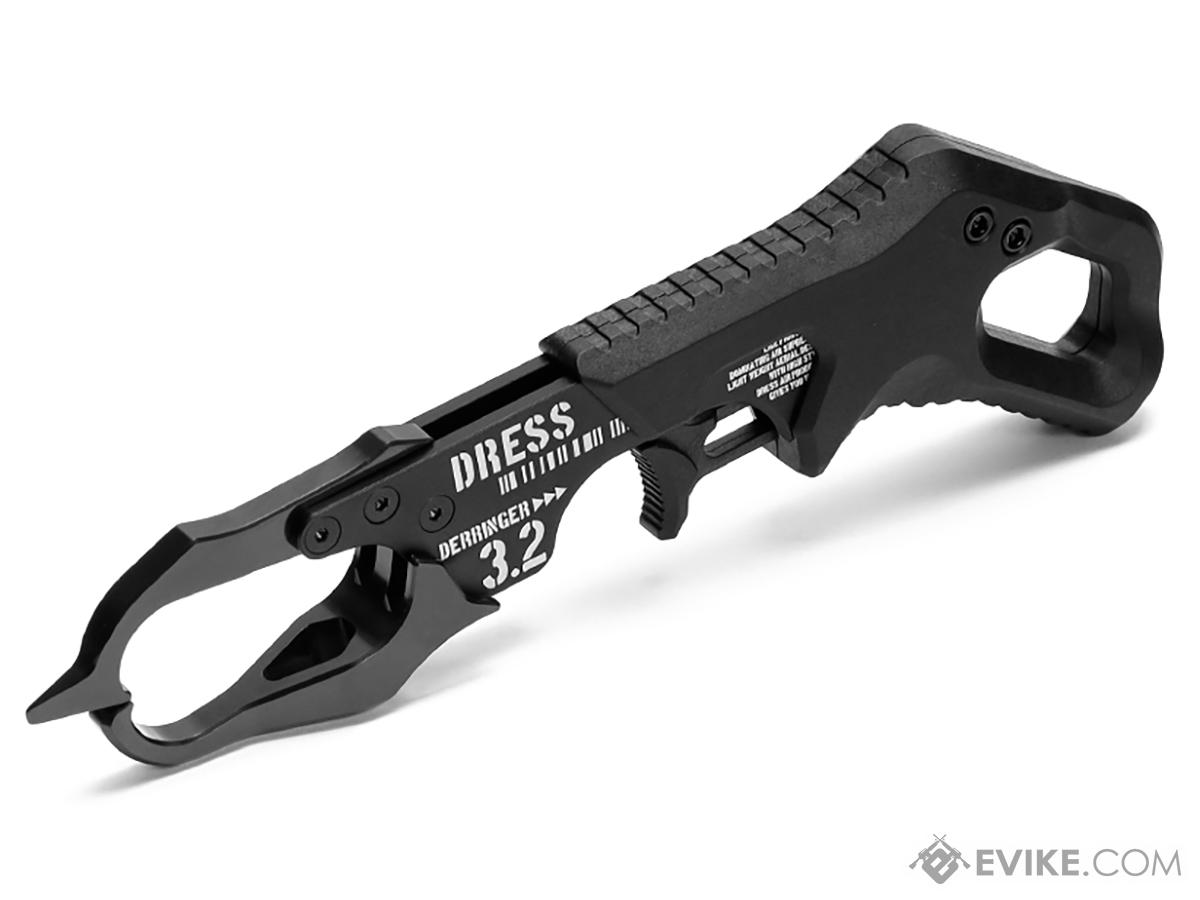 DRESS Derringer 3.2 Aluminum Fish Landing Grip (Color: Stealth Black)