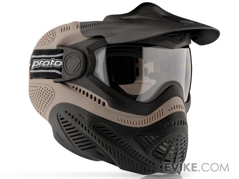 Dye Proto FS Full Face Mask w/ Thermal Lens (Color Tan), Tactical Gear