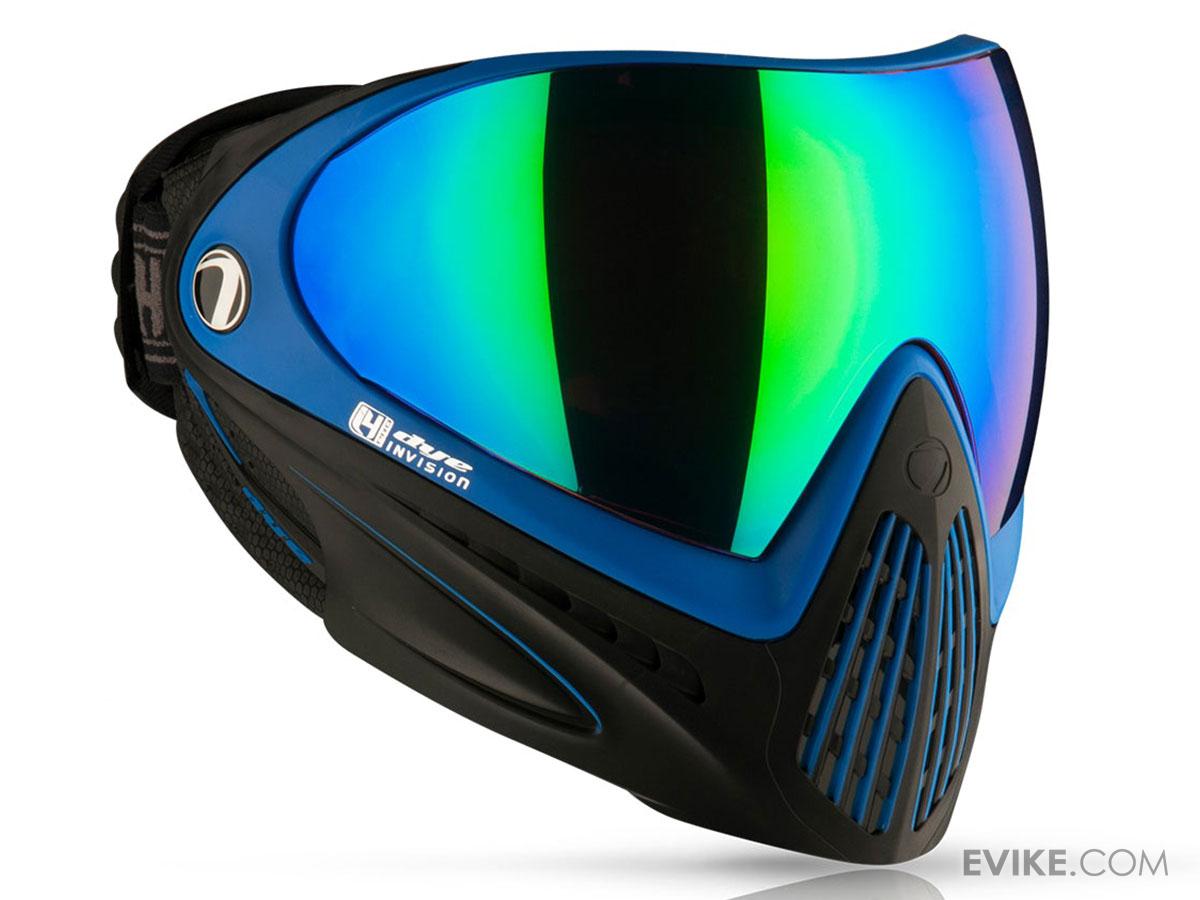 Dye i4 Pro Airsoft Full Face Mask (Style: Black-Blue / Seatec Thermal Lens)