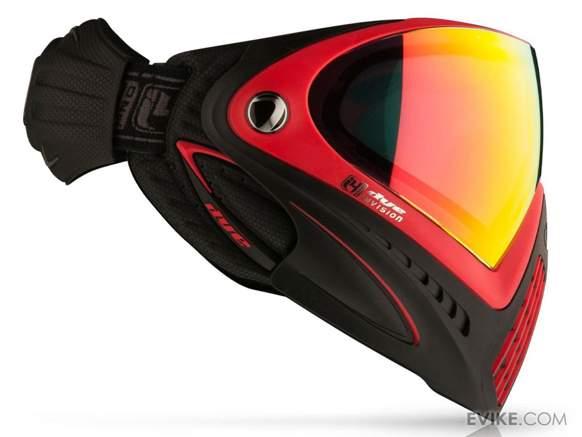 Dye i4 Pro Airsoft Full Face Mask (Style: Black-Red