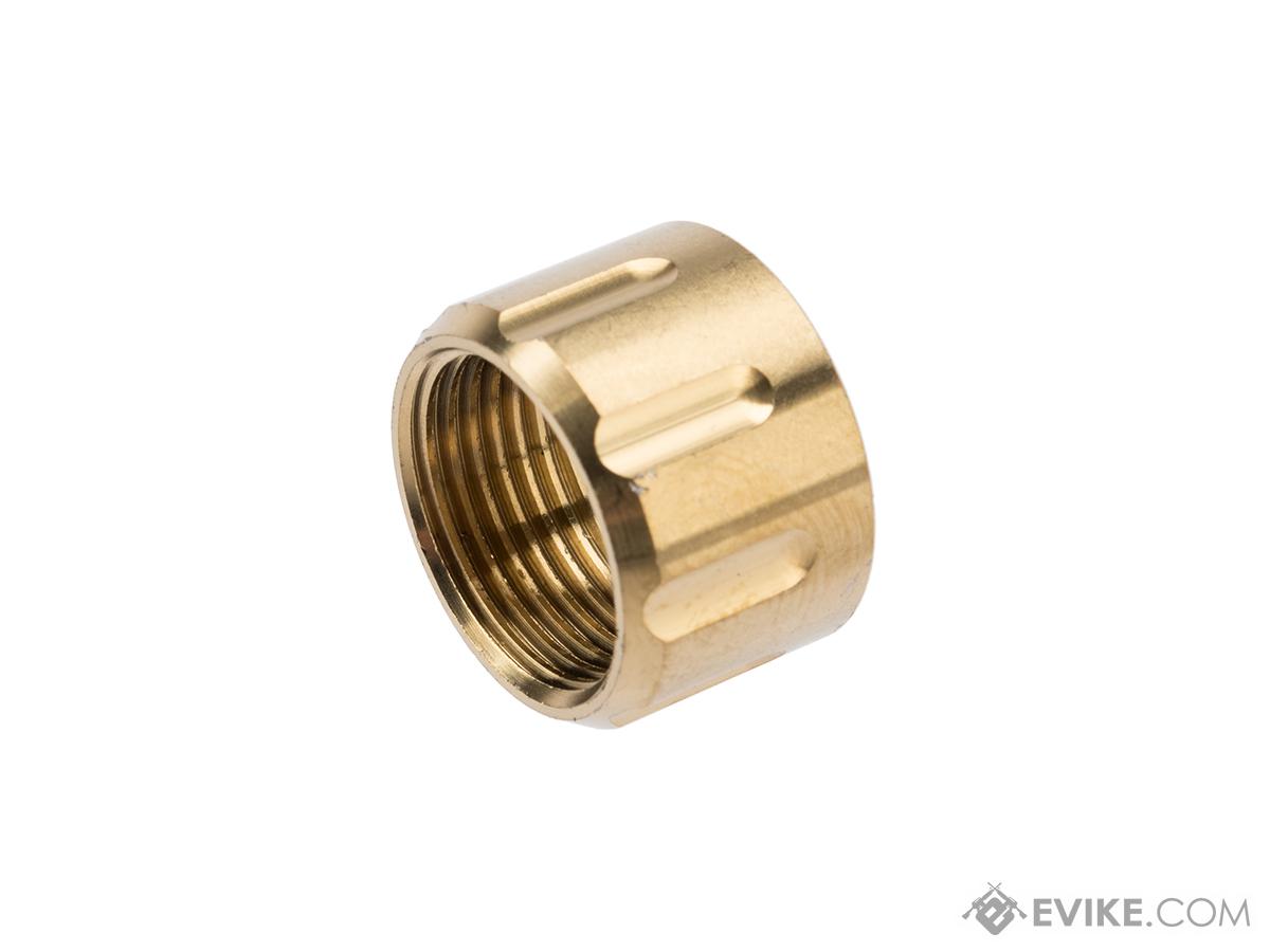 Dynamic Precision CNC Machined Aluminum 14mm Negative Thread Protector (Model: Type A / Gold)