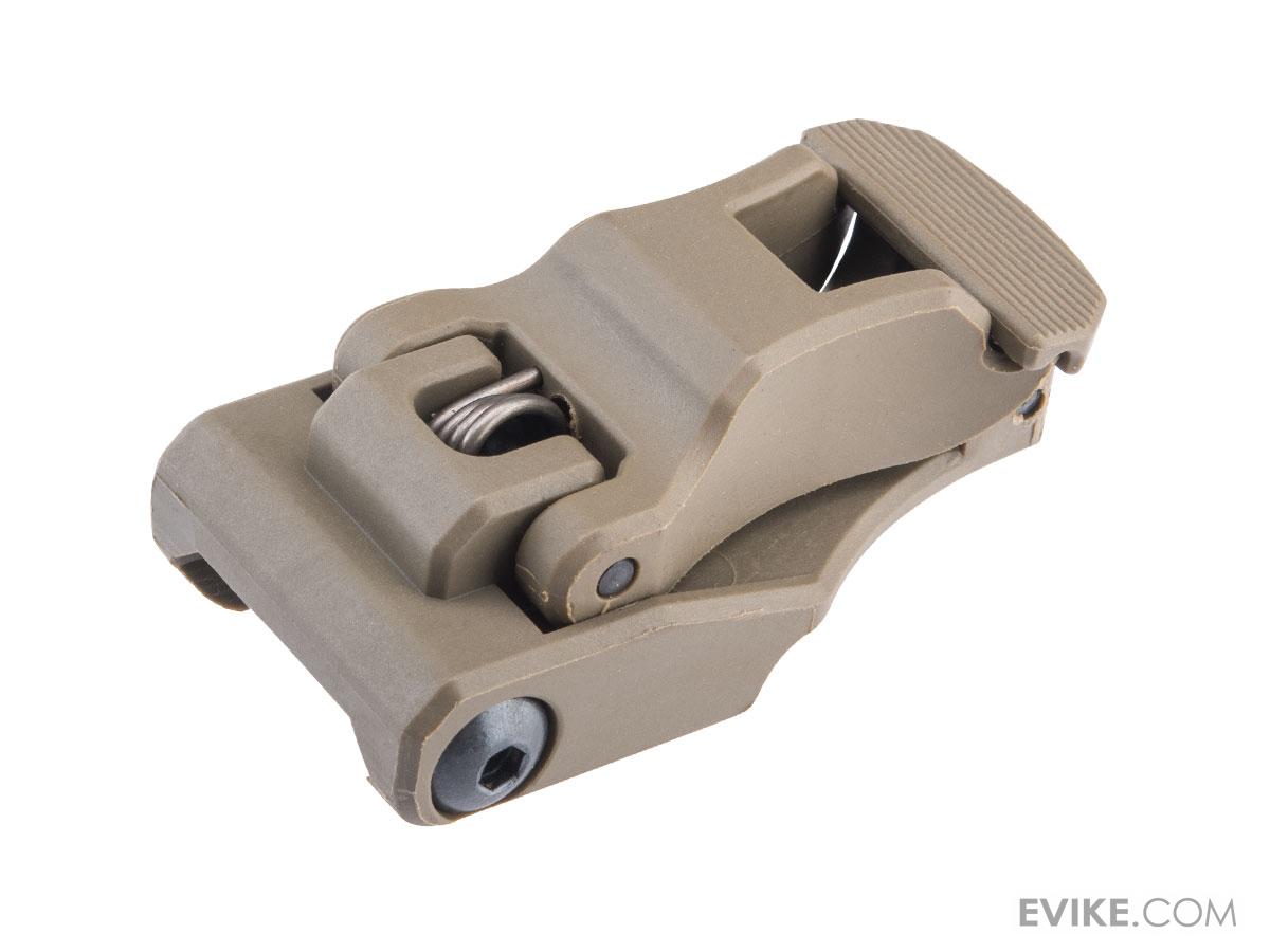 S&T Front Flip-Up Folding Back Up Sight (Color: Tan)