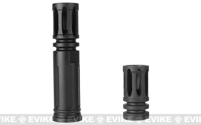Echo1 MK1 L Black Flash Hider (Thread: 14mm Negative), Accessories