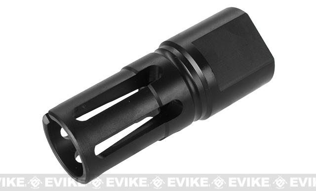 Echo1 MK1 S Black Flash Hider  (Thread: 14mm Negative)