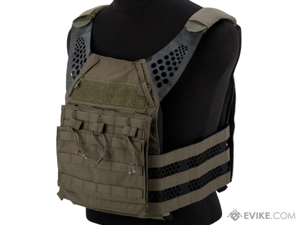 Eagle Industries Tactical Ultra Low-Vis Plate Carrier w/ Removable Front Flap (Color: Ranger Green / Medium)