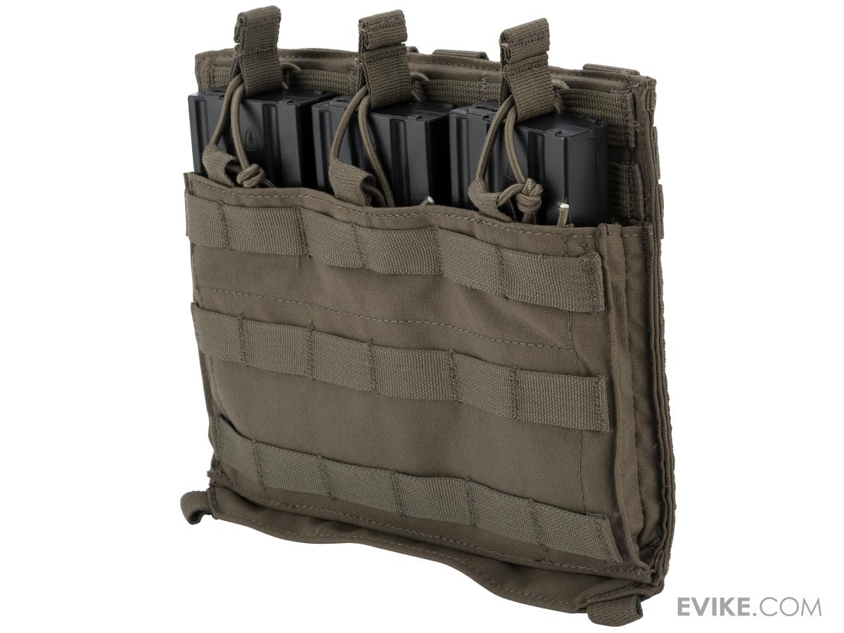 Eagle Industries Removable Front Flap MOLLE Panel w/ Internal Dividers (Color: Ranger Green)