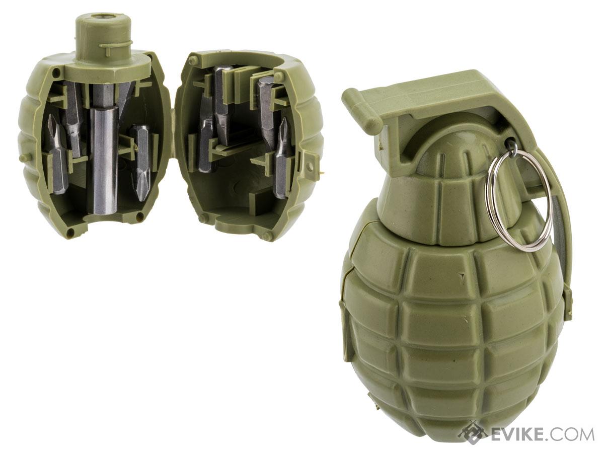 TMC Grenade Screwdriver Set (Color: OD Green)