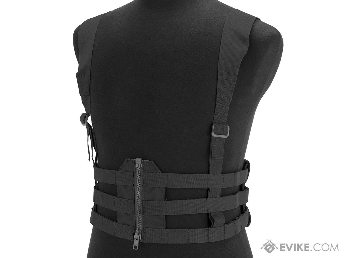 TMC Ultra Low Profile Chest Rig / Load Bearing Harness (Color: Black)