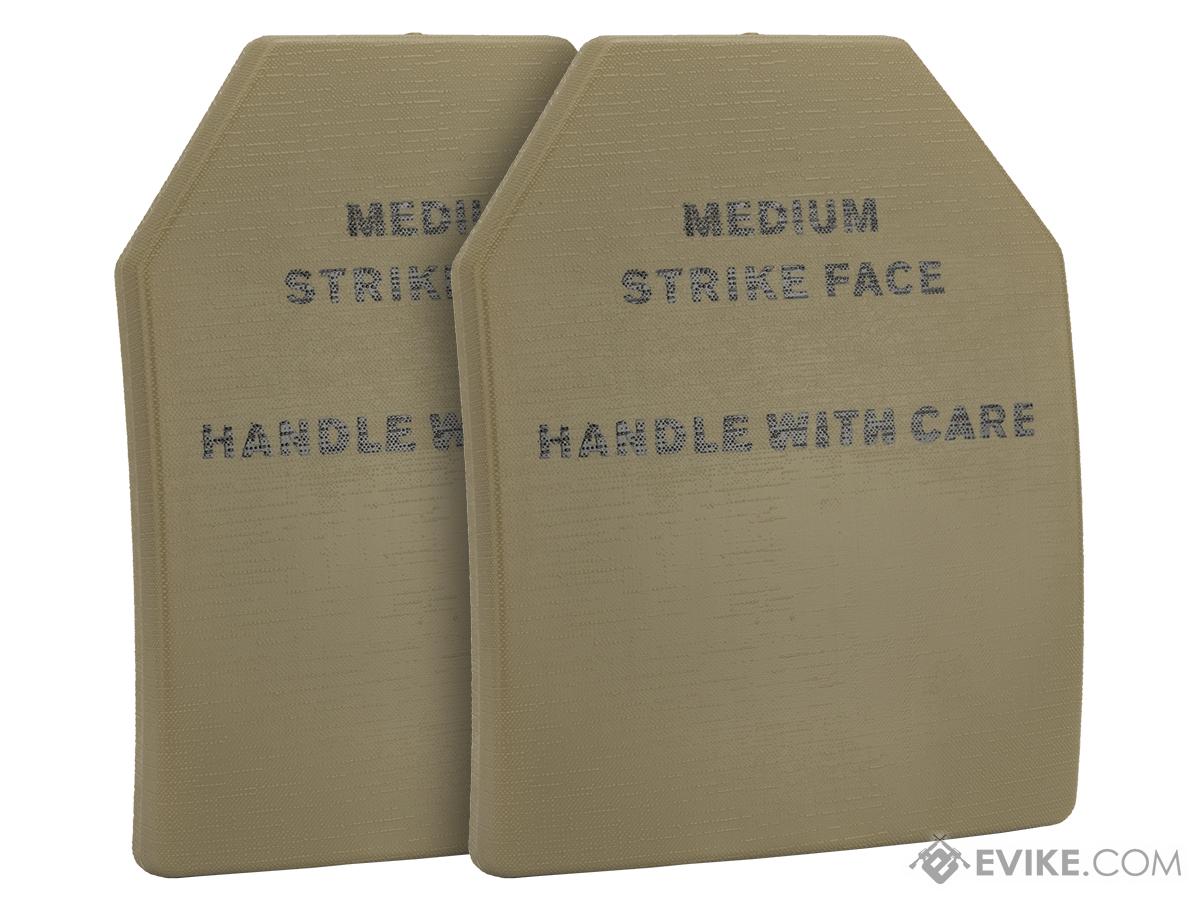 Evike.com Lightweight Replica SAPI Plate (Size: Medium / Tan / Set of 2 Plates)