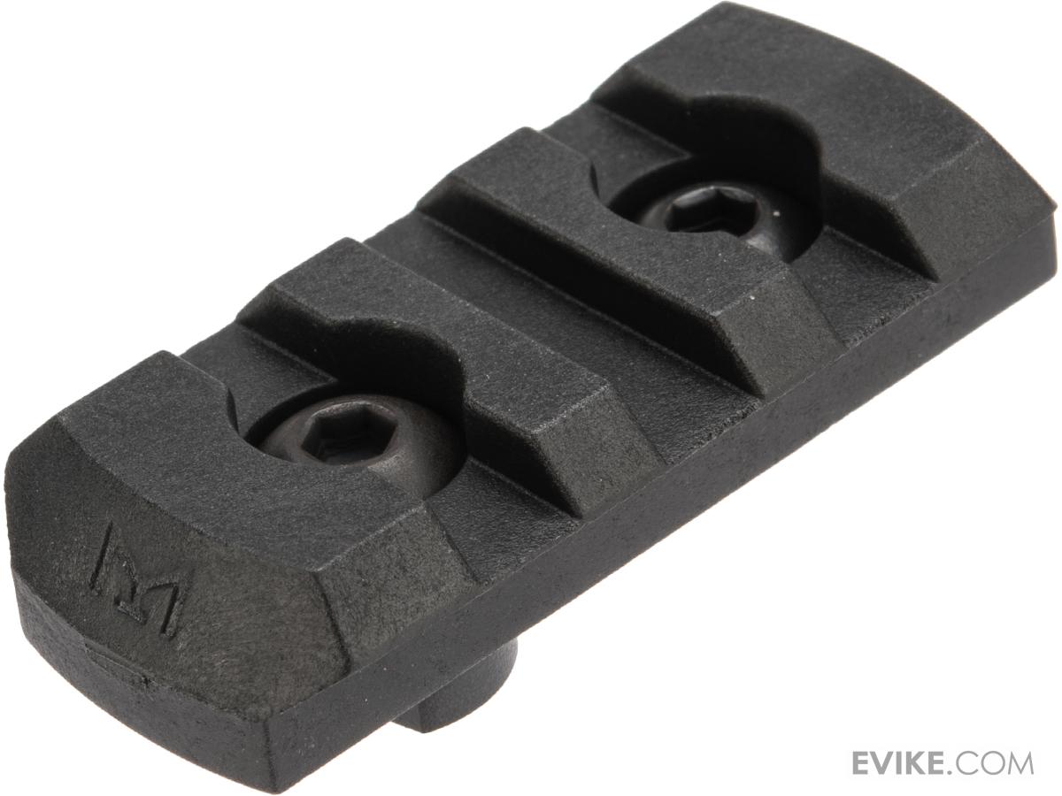 TMC Nylon Fiber Picatinny M-LOK Rail Section (Length: 3 Slot / Black)