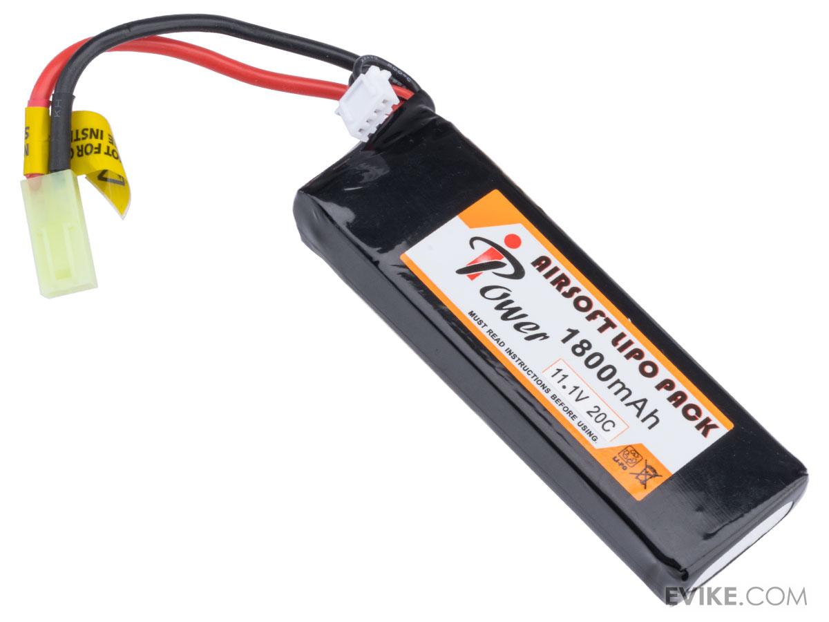 iPower 11.1V Airsoft LiPo Battery (Model 1800mAh 20C Brick