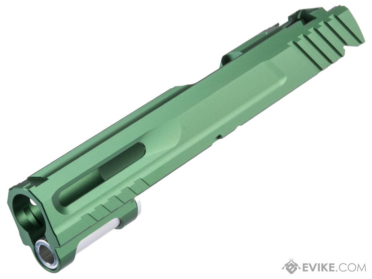 EDGE Custom NORRIS Standard Slide for Tokyo Marui 1911 / Hi-CAPA Gas Blowback Airsoft Pistols (Color: Green)