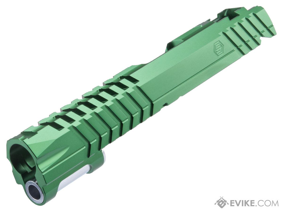 EDGE Custom MAX Standard Slide for Tokyo Marui 1911 / Hi-CAPA Gas Blowback Airsoft Pistols (Color: Green)