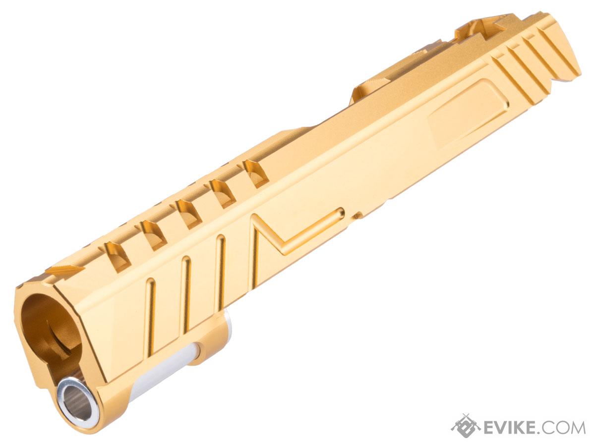 EDGE Custom DIVA Standard Slide for Tokyo Marui 1911 / Hi-CAPA Gas Blowback Airsoft Pistols (Color: Gold)