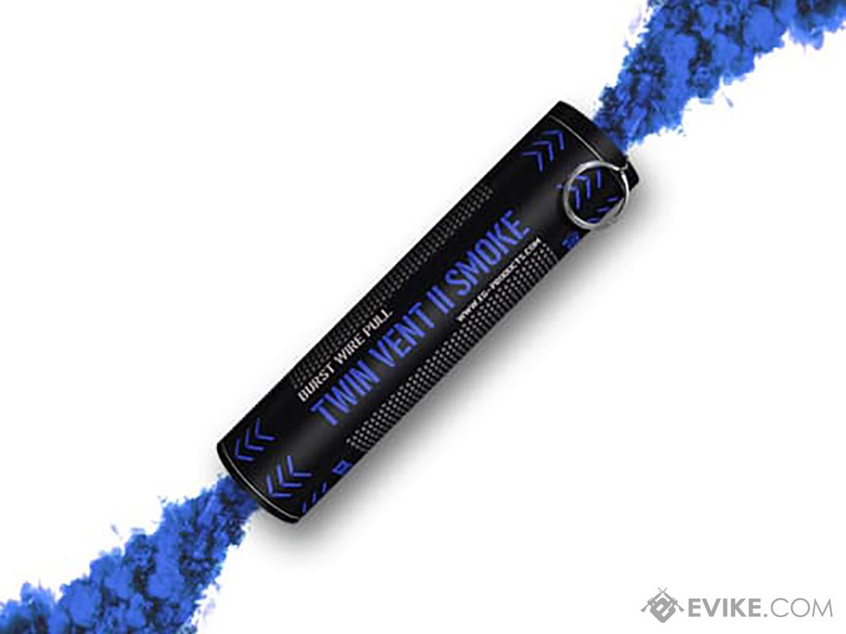 Enola Gaye Twin Vent II Wire Pull® Smoke Grenade (Color: Blue)