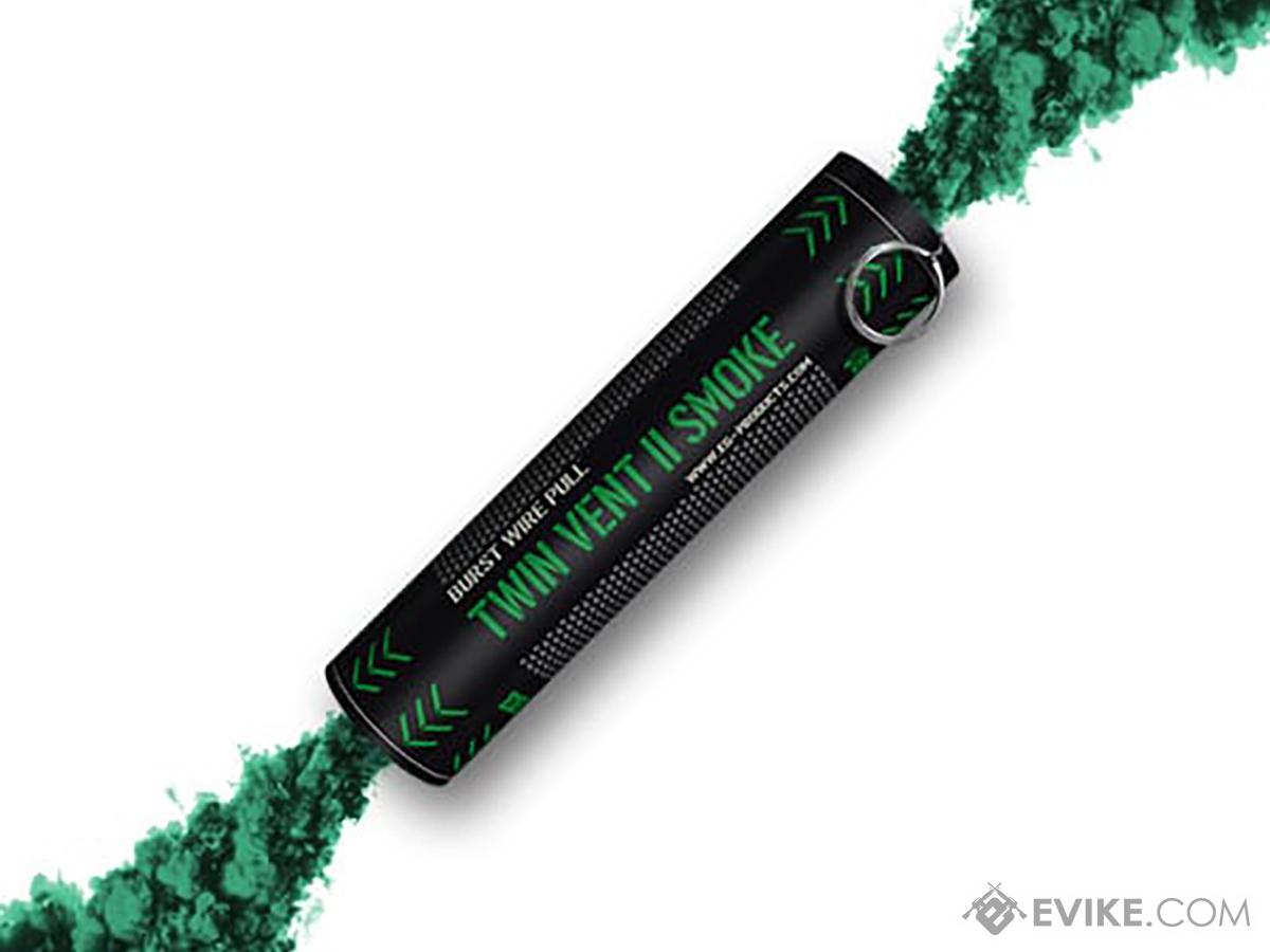 Enola Gaye Twin Vent II Wire Pull® Smoke Grenade (Color: Green)