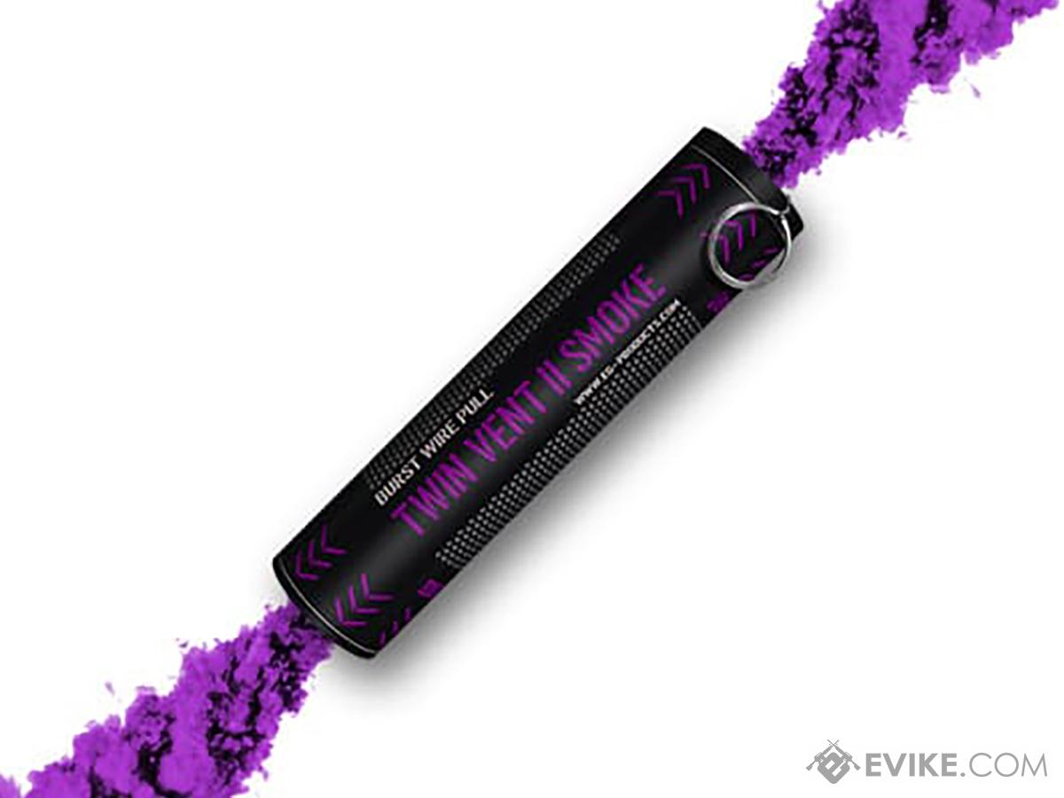 Enola Gaye Twin Vent II Wire Pull® Smoke Grenade (Color: Purple)