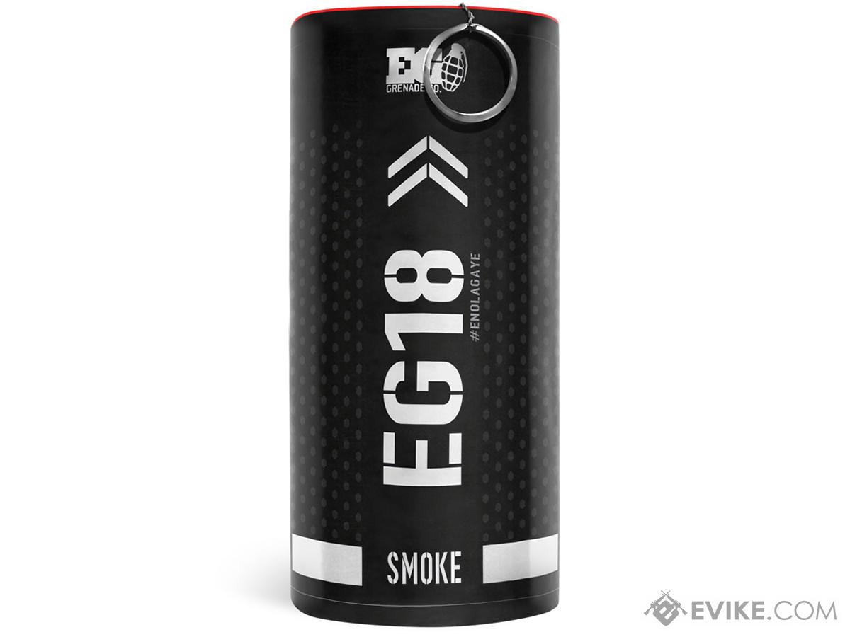 Enola Gaye EG18 High Output Airsoft Wire Pull Large Smoke Grenade (Color: White)