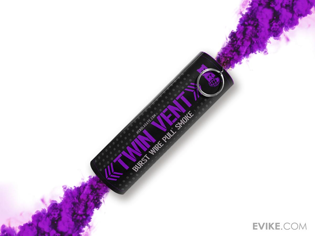 Enola Gaye Airsoft Wire Pull Burst Smoke Grenade (Color: Purple)