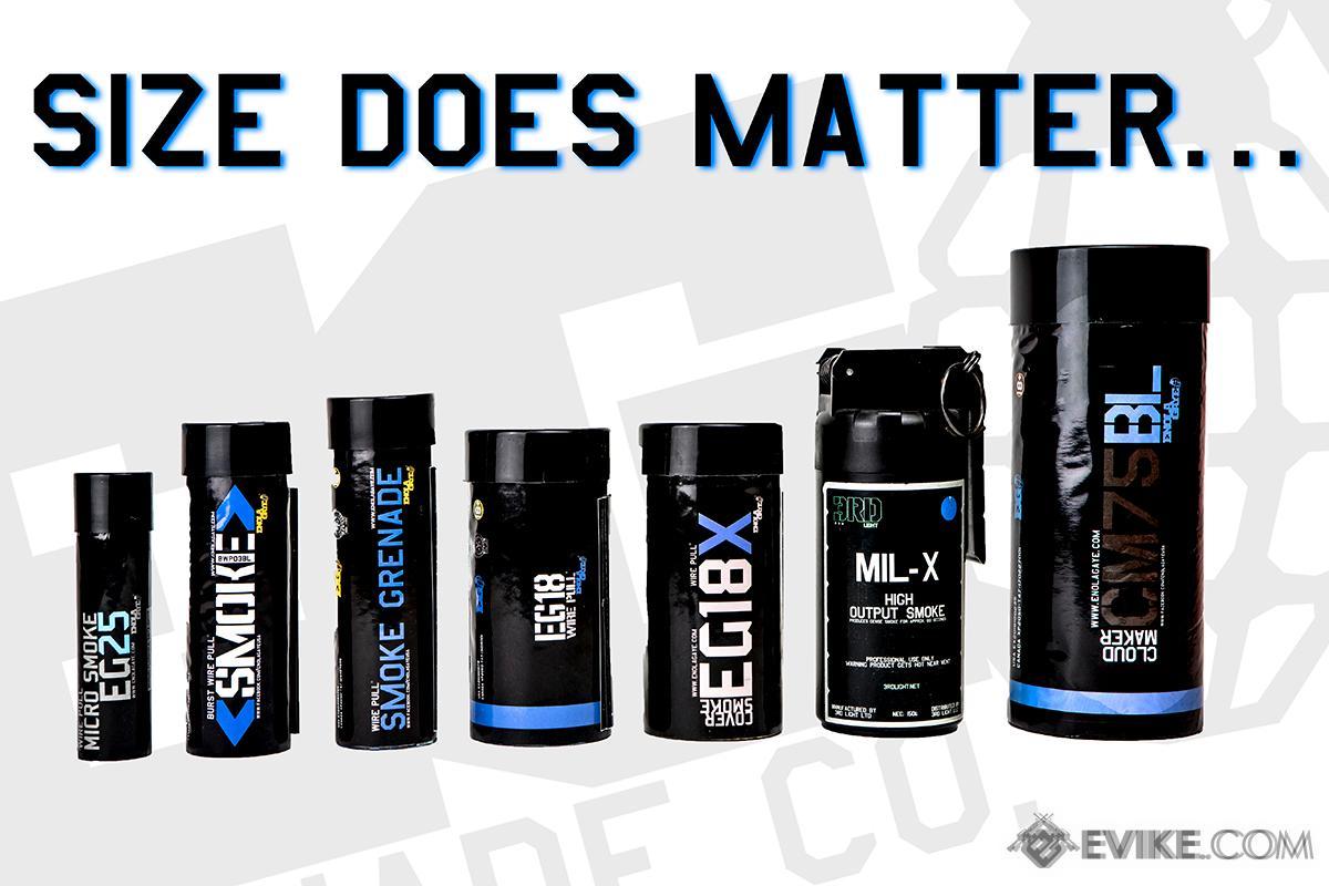 MILX Military / Law Enforcement Style Smoke Grenade w/ Spoon Ignition by Enola Gaye (Color