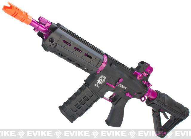 G&G GR4 G26 Airsoft Electric Blowback AEG Rifle - Black / Pink (Package: Gun Only)