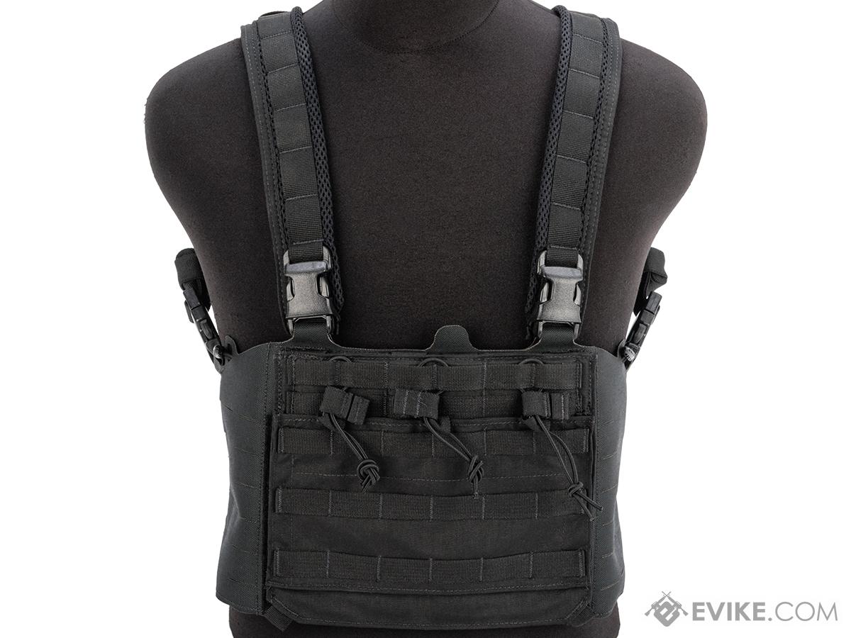 Eagle Industries Multi-Mission Chest Rig w/ Removable Front Flap (Color: Black)