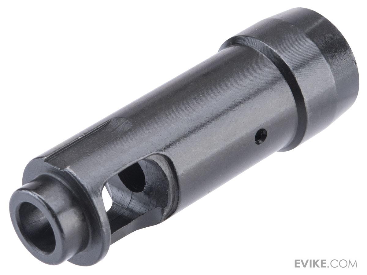 E&L Airsoft 24mm Positive Steel Flash Hider for AK74N Series Airsoft