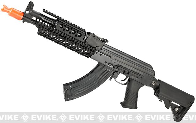 z E&L Airsoft AK-PMC-C A110-C Gen. 2 Full Metal AEG Rifle w/ Railed Hand Guard & Collapsible Stock