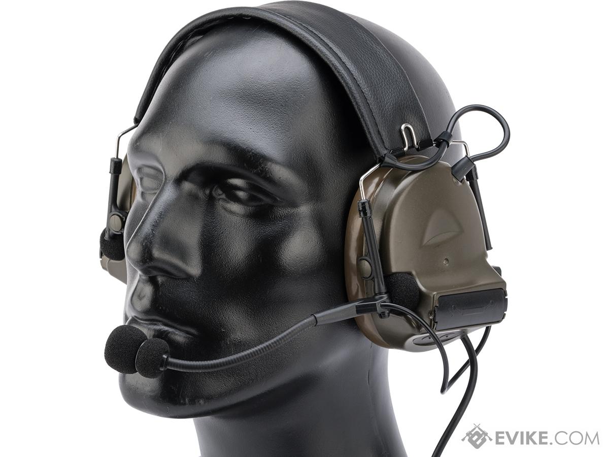 Element ZH041 Military Style Noise Canceling Headset w/ High Gain Microphone