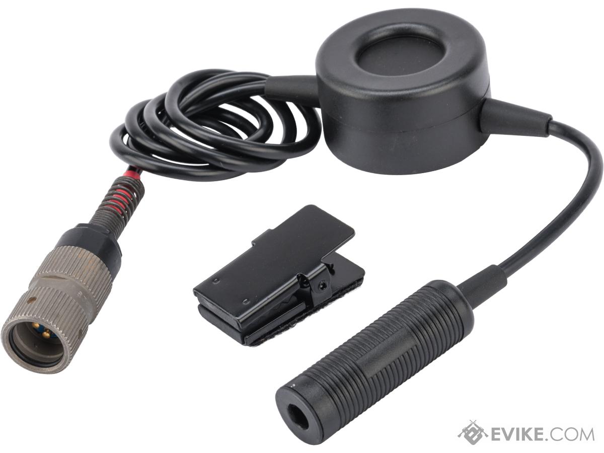 Z-Tactical TCI Style Tactical PTT Military Standard Version with Headset Adapter (Connector: 6-Pin)