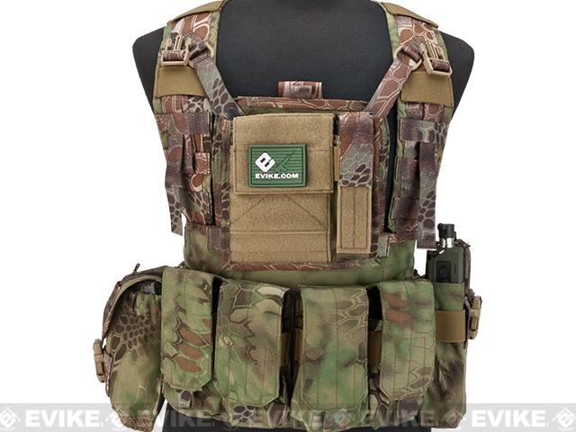 Emerson Tactical RRV Style Chest Rig - Woodland Serpent, Tactical Gear ...